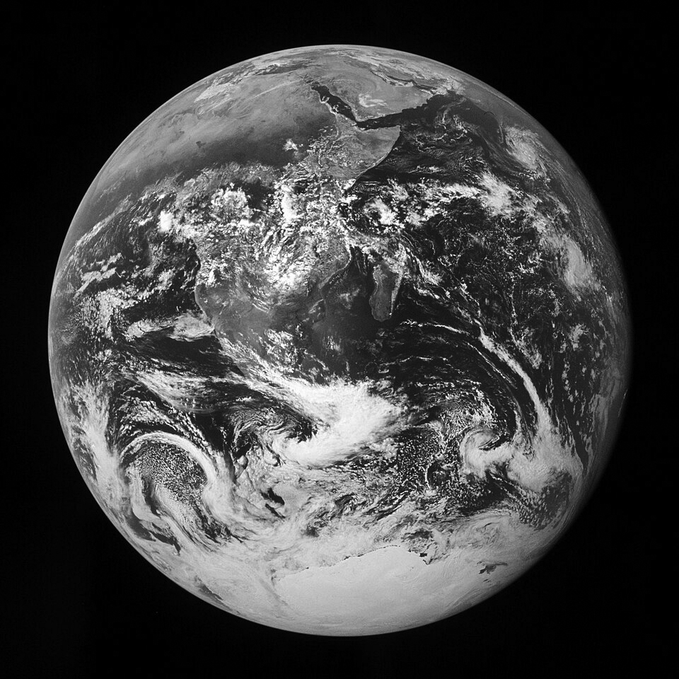 The Blue Marble — Earth photographed from Apollo 17, December 1972